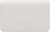 LIEBESKIND BERLIN Leren Kaarthoes Classics Cardie Card Case Cream White Wit