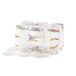 De Le Parfait 4035 T.O. Honingpot met deksel, glas, transparant/goud, 385 ml, 63 mm, 6 stuks