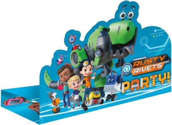 Rusty Rivets Uitnodigingen 8 st.