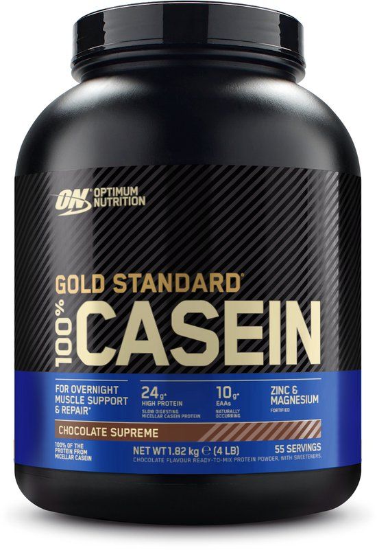 Optimum Nutrition Gold Standard 100% Casein Time Release Proteine - Chocolate Supreme - Caseïne Eiwitpoeder - 1820 gram