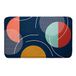 Douceur d'intérieur Badmat 45 x 75 cm Blauw Microvezel Bedrukt Color Pop