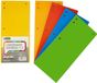 D.RECT 100 stuks kartonnen scheidingsstrips. 11x24cm scheidingsstroken scheidingsbladen mappen register 160g/m² 5 kleuren: 20 stuks per kleur