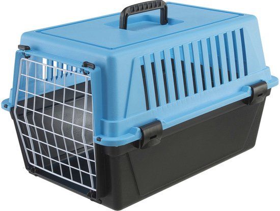 Ferplast Atlas 10 - Hondentransportbox - 32.5x48x29 cm - Lichtblauw