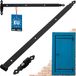 KOTARBAU® Schuurdeur Scharnieren, Staal, 800 mm, Zwart