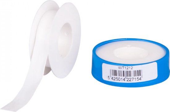 PTFE waterafdichtingstape - wit 12mm x 12m