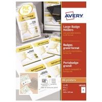Avery Zweckform 4834XL badgehouder lanyard set 105 x 148 mm (52 stuks)