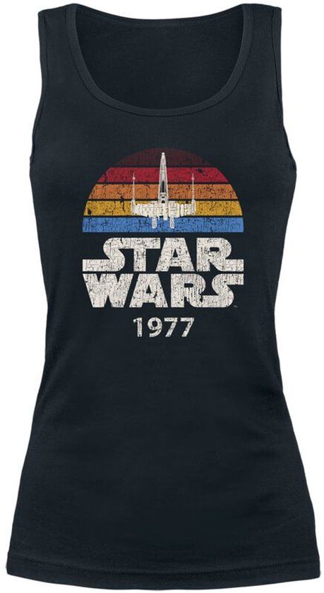 Star Wars X-Wing 77 Dames Tanktop - Zwart - XXL