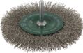 Rotec brosse à fil Ø100x0,30 mm x 12 mm ondulé fil inox sch.6mm