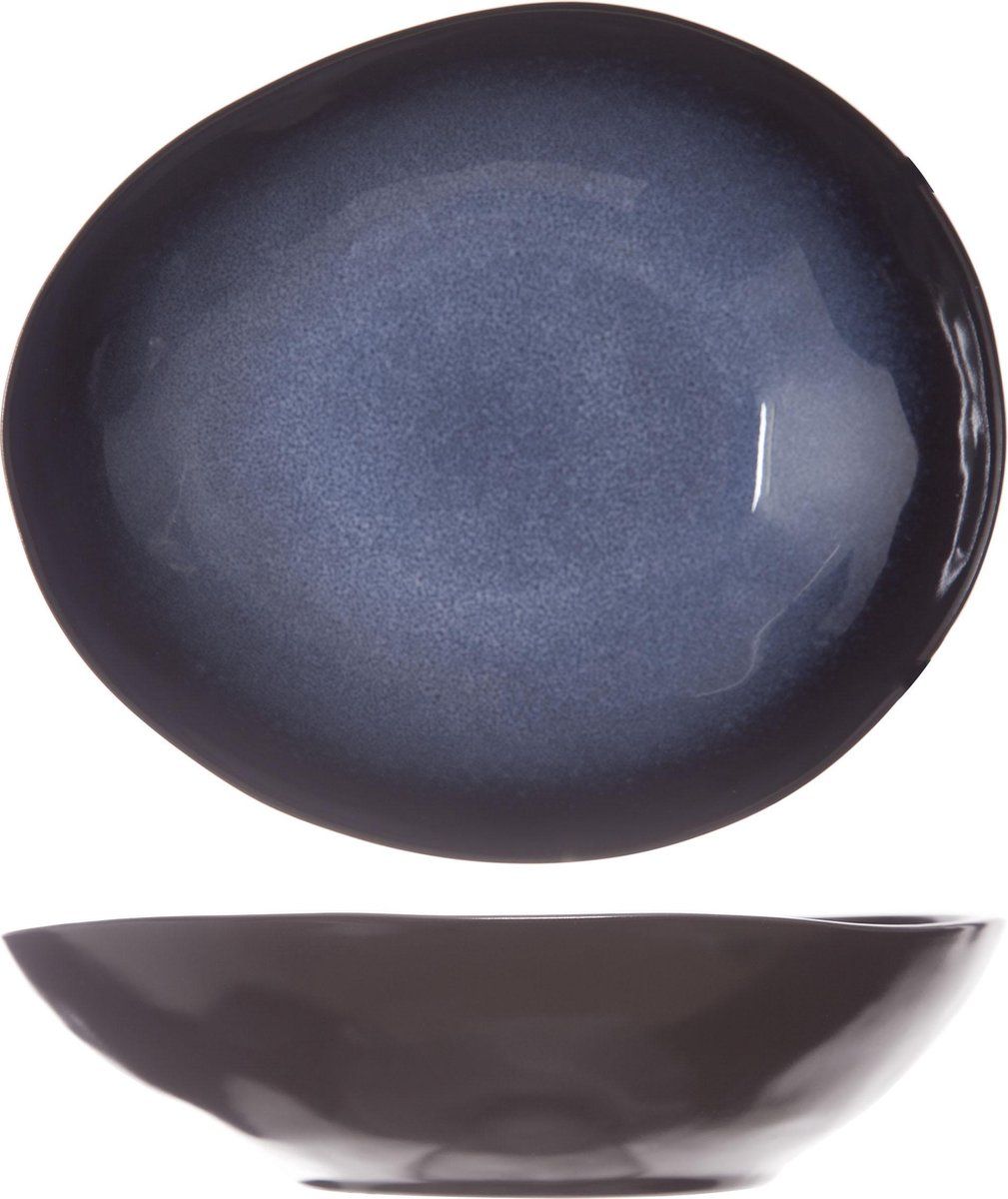 Cosy & Trendy Sapphire Diep Bord-Schaal - Ovaal - 19.5 cm x 16.5 cm - Set-4
