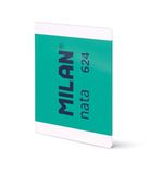 MILAN® Notitieboek A4 gelijmd, gelinieerd papier, 48 vellen crème®, groen