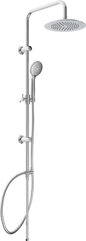 EISL Hoofddouche set - Chroom - Schroeven of Plakken - DX12009