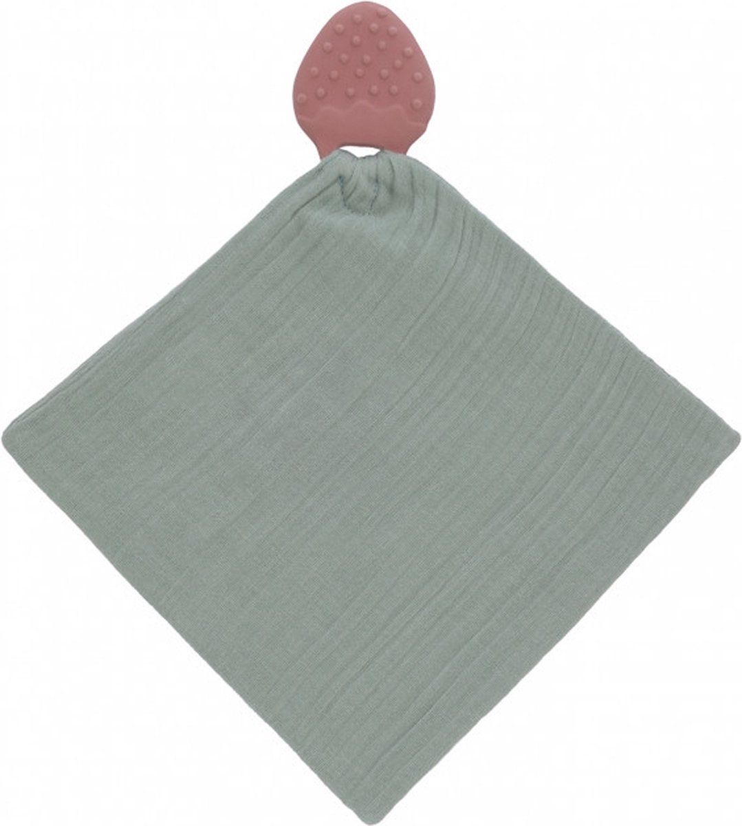Lässig Natural Rubber Bijtring Strawberry - Groen