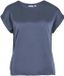 VILA Top met korte mouwen VIELLETTE Vintage Indigo