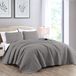 Chezmoi Collection Austin 3-delige extra grote spreiset, kingsize, grijs