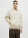 Jack & Jones Trui Jorislington Back Sweat Hood Sn 12274439 Antique White Mannen Maat - L