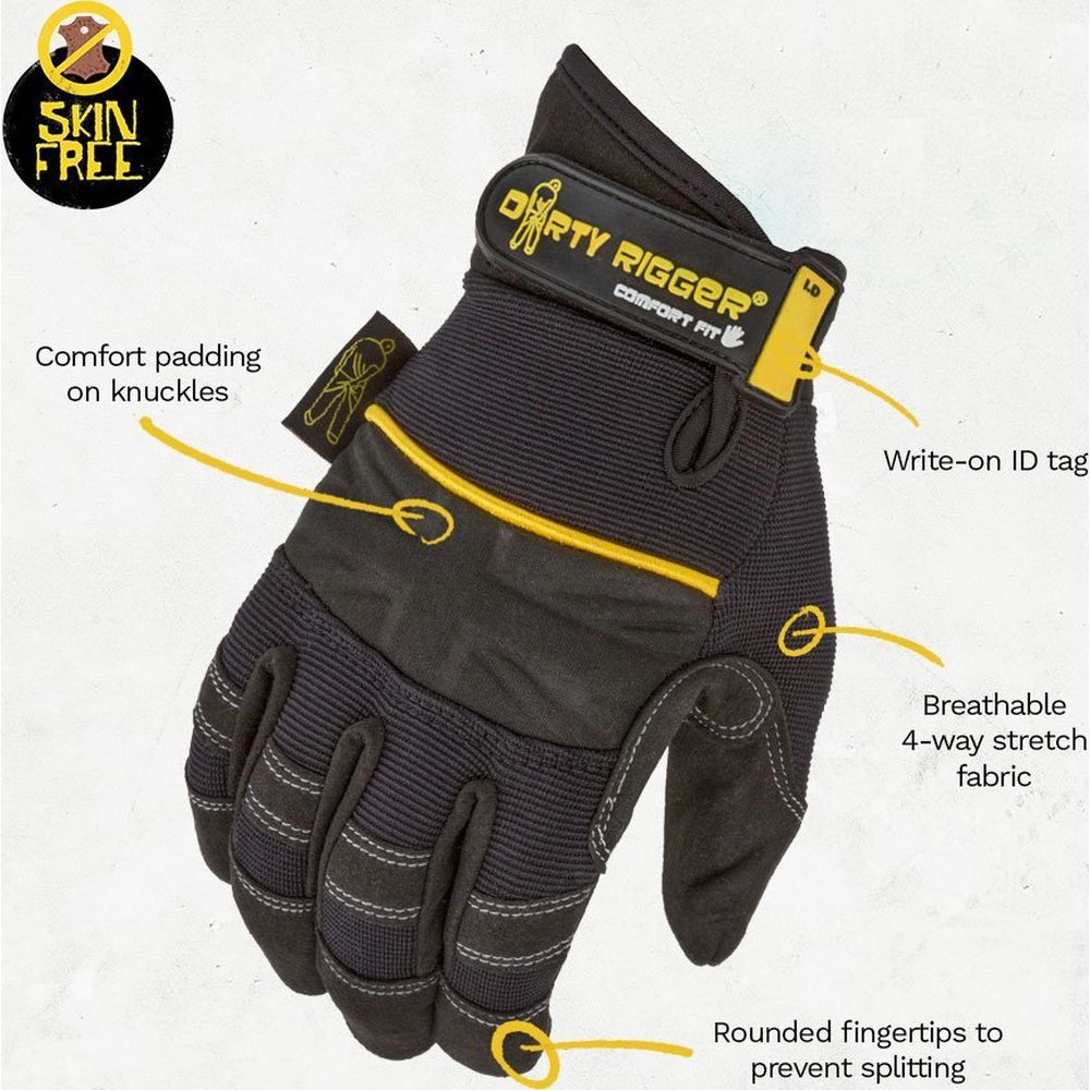Dirty Rigger Comfort Fit Rigger Glove (V1.6) L