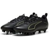 Puma Ultra 6 Play FG/AG Voetbalschoenen Junior Zwart - Lichtgroen