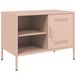 VidaXL TV-meubel & entertainment center, 2 stuks, roze, 68x39x50,5 cm, staal
