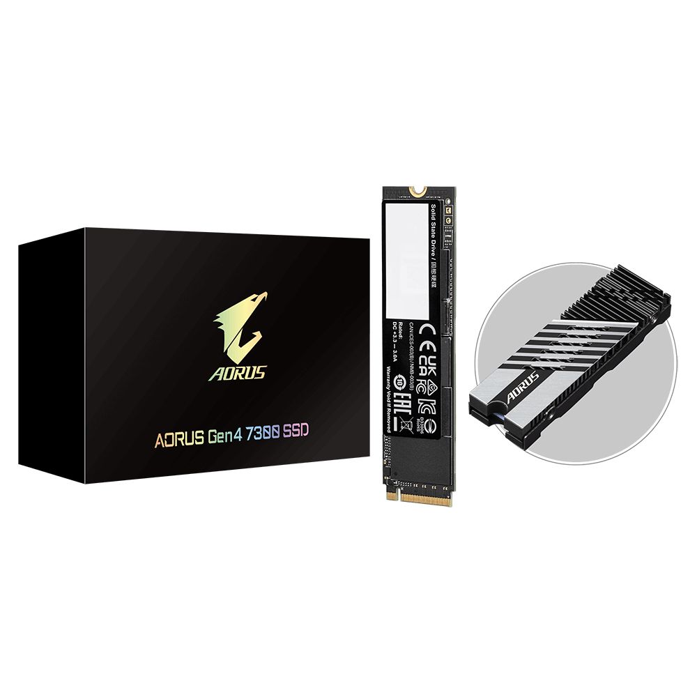 Gigabyte AORUS Gen4 7300 2TB M.2 NVMe SSD