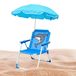 Fauteuil pliable pour enfants avec parasol d'extérieur