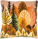 Vervaco Kruissteekkussen kit Herfstbos