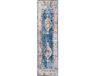 Safavieh Tapijtloper Hadarah Blauw Polyester Klassiek 69 x 244 cm