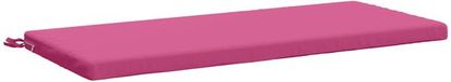 vidaXL Bankkussen SOEST 100% Polyester Roze 110 x 50 x 5 cm