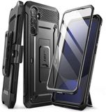 Supcase Samsung Galaxy S24 FE 360 Backcase hoesje met screenprotector - Zwart