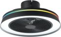 Eglo Vallonia Plafondventilator met lamp - Ø 48 cm - Zwart