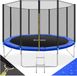 Tectake® Trampoline - Trampoline de jardin - 396 cm - Trampoline pour enfants avec filet de s écurité - Jouet d'extérieur - Trampoline de sport
