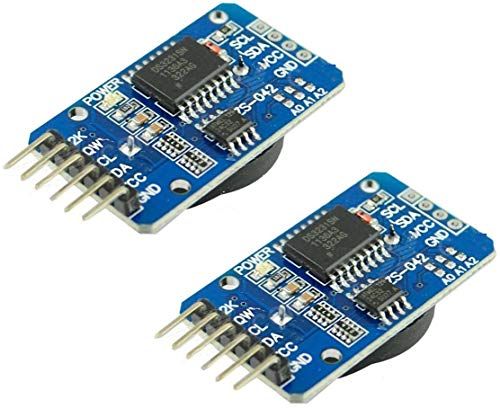 TECNOIOT 2pcs DS3231 AT24C32 IIC Module Precision Clock Module
