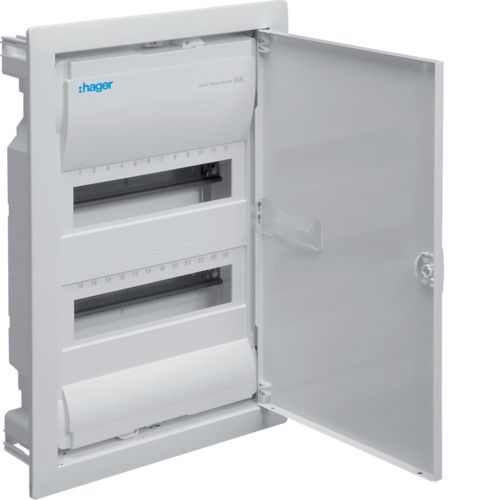 HAGER VU24NE Elektrakast - Wit - IP30 - 50,50 cm