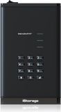 iStorage diskAshur DT3 HDD externe harde schijf 4 TB USB Type-C 3.2 Gen 1 (3.1 Gen 1) Zwart