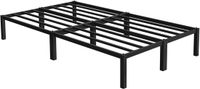 ML-Design Bedframe tweepersoonsbed 120x200 cm Zwart Metaal