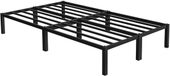 ML-Design Bedframe tweepersoonsbed 120x200 cm Zwart Metaal