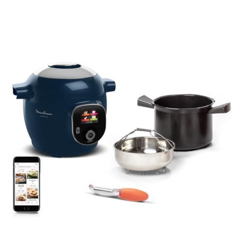 Moulinex Cookeo+ CE85F410 - Multicooker - 6L - 1600W - Blauw