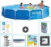 Intex Rond Frame Zwembad - 366 x 76 cm - Blauw