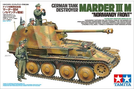 tamiya German Tank Destroyer Marder III M "Normandy Front