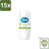 Odorex 15 x Déodorant Roller Natural Fresh 50 ml