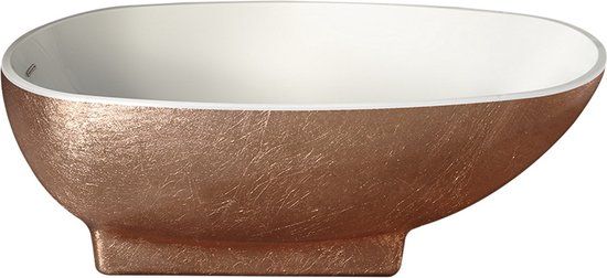 Best Design Vrijstaand Bad Color Bronze Acryl 168x78x60cm Brons