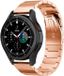 Strap-it Bracelet de montre intelligent en acier - Or rose - Convient pour Samsung Galaxy Watch 4 Classic 42mm