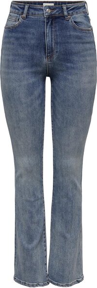 ONLY ONLMILA High Waist Flared Jeans - Medium Blue Denim