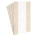 Caspari Bandol Stripe Paper Gastendoekservetten in naturel, verpakking van 15 stuks
