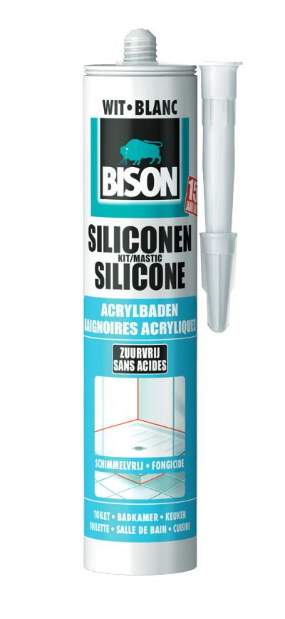 Bison Siliconenkit Acrylbaden - 1491224