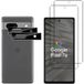 Phonillico® Gehard glas voor Google Pixel 7a en camerabescherming [pakket 2]