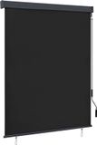 vidaXL Rolgordijn voor buiten 140x250 cm antraciet