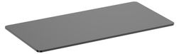 KIMEX - Bureaublad – 150 x 75 cm – ronde randen – zwart – 150-0215