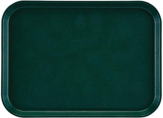 Cambro EpicTread Antislip Dienblad - Rechthoekig - Donkergroen - 35x27cm - DS519