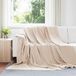 vidaXL Dekentjes Beige Fleece 220 x 240 cm