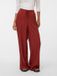 Vero Moda Dames Vmrosie Mw Wide Pant Noos Broek Roestkleur